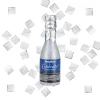 Konfettibomb, champagneflaska silver metallic 20,5 cm