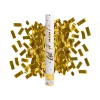 Konfettibomb, guld 40 cm (folie)