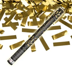 Konfettibomb, guld metallic 60 cm