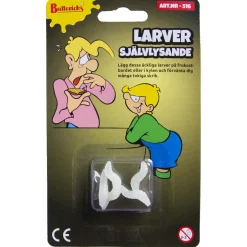 Larver självlysande