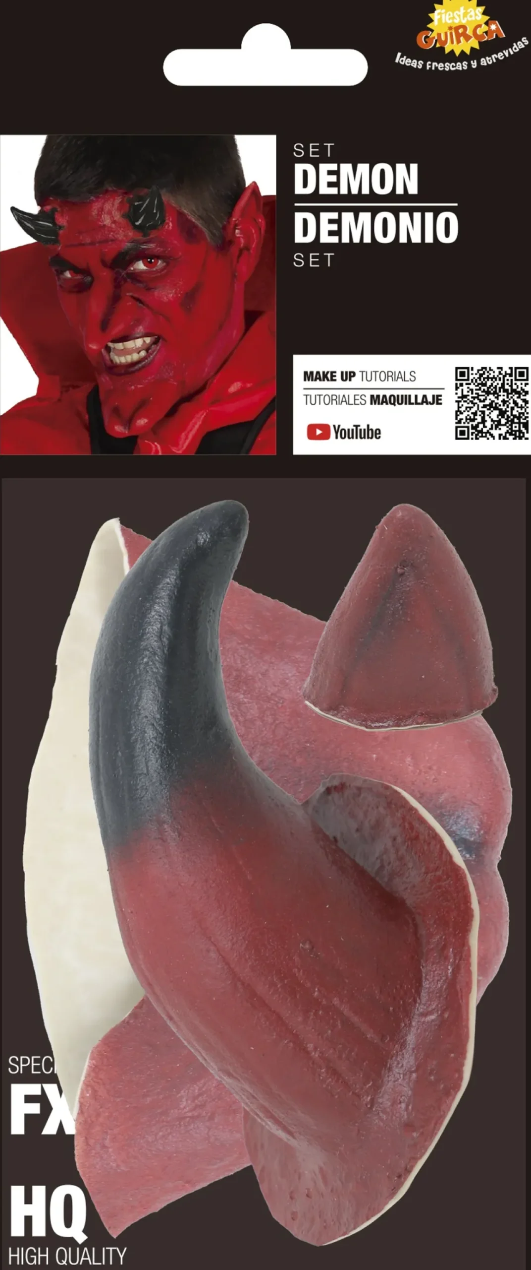 Latexset, djävul röda