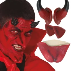 Latexset, djävul röda