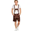 Lederhosen, bruna korta L/XL