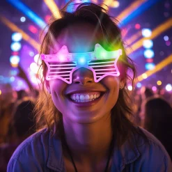 LED-glasögon stjärnor