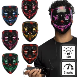 LED-mask, 6 färger