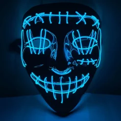 LED-mask, killer smile blue