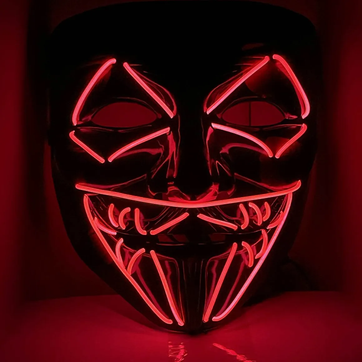 LED-mask, killer smile red