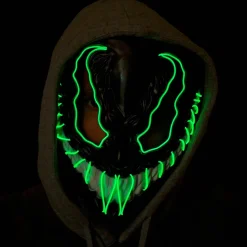 LED-mask, monster grön