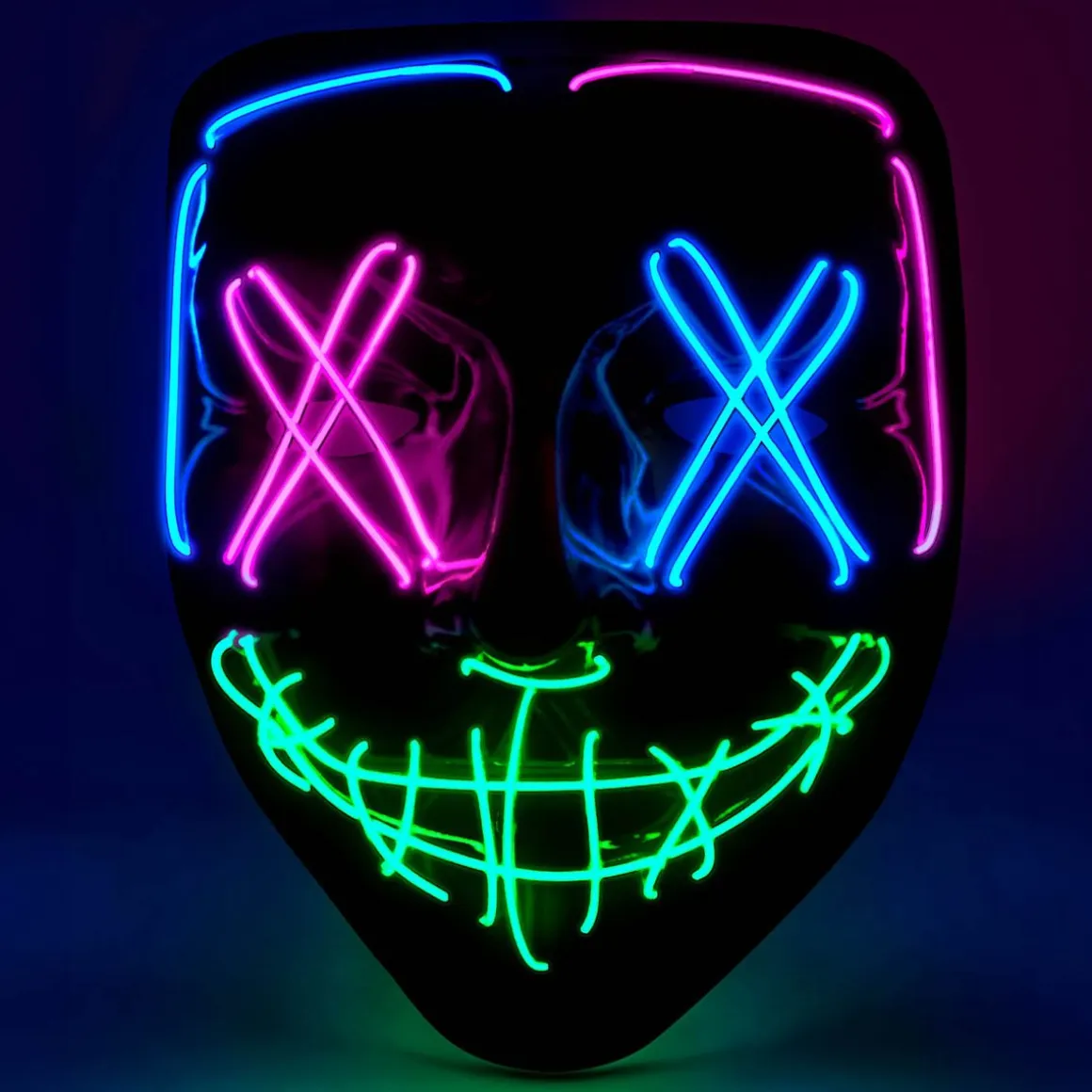 LED-mask, scary multi
