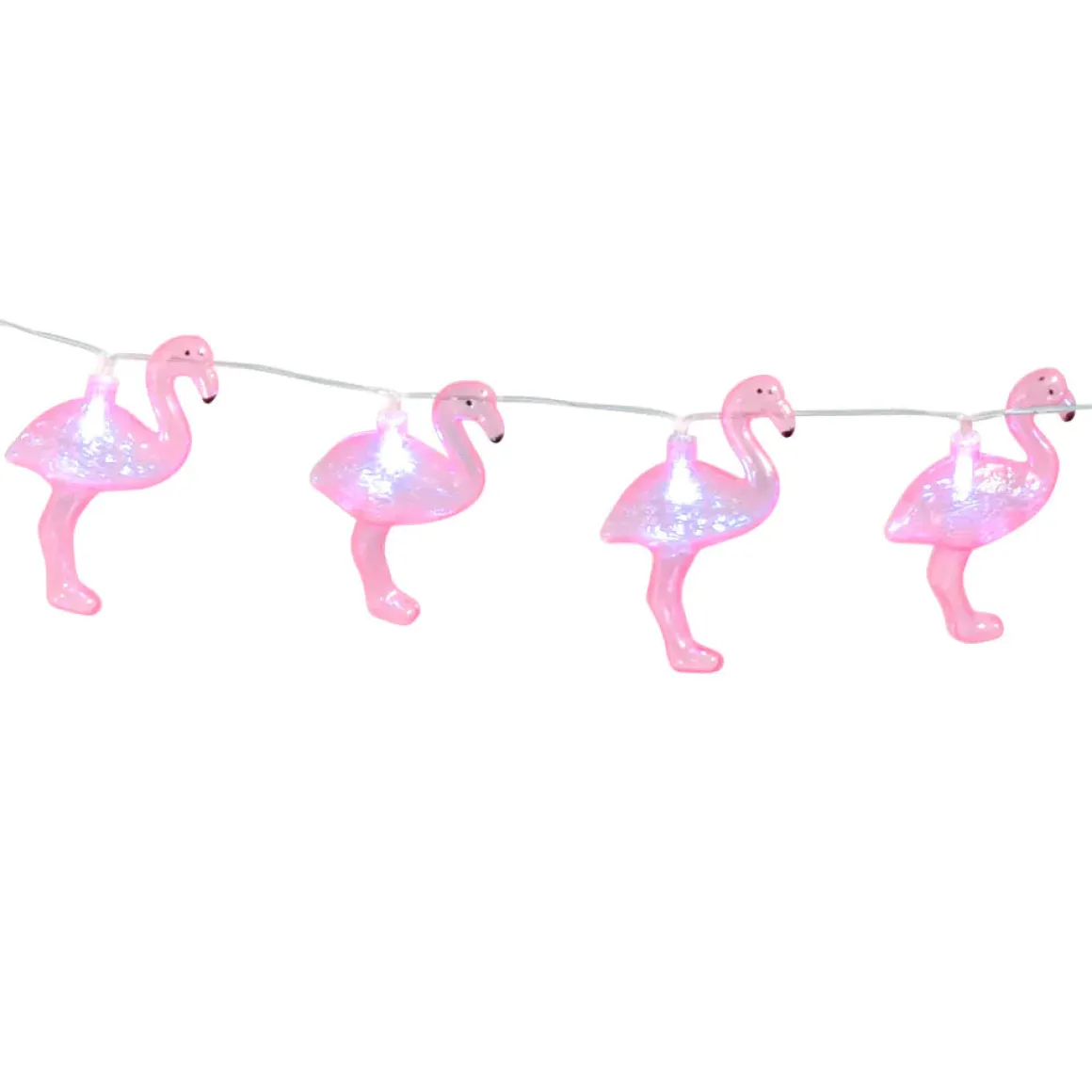Ljusslinga LED, flamingo 140 cm