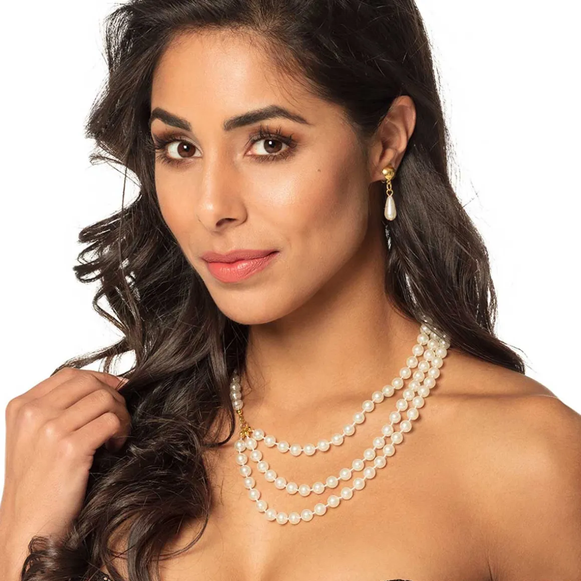 Maskeradset, halsband och örhängen