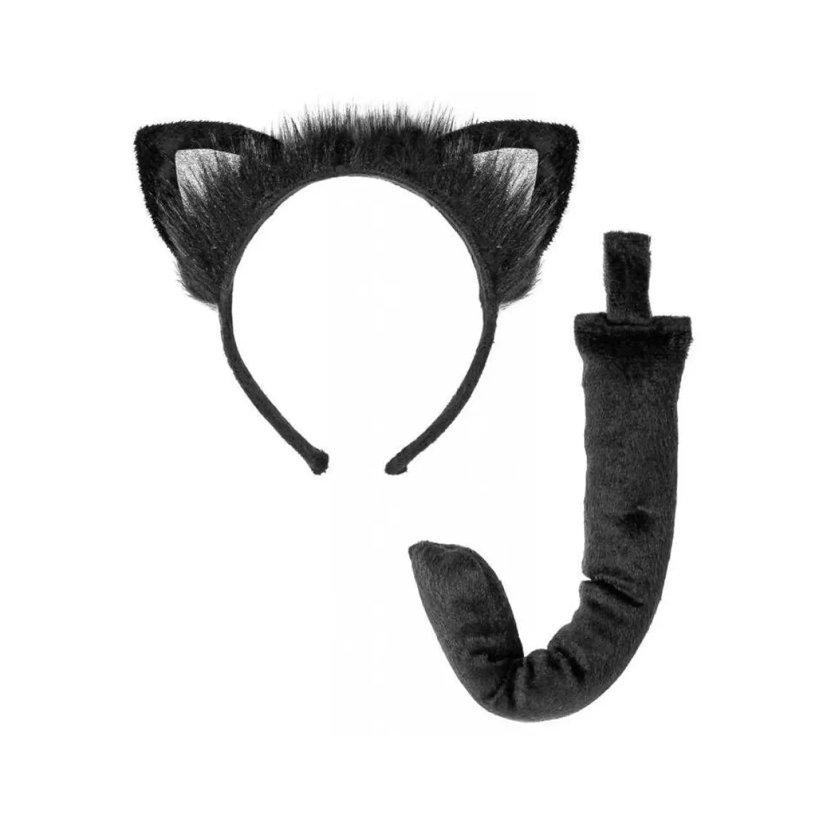 Maskeradset, katt svart