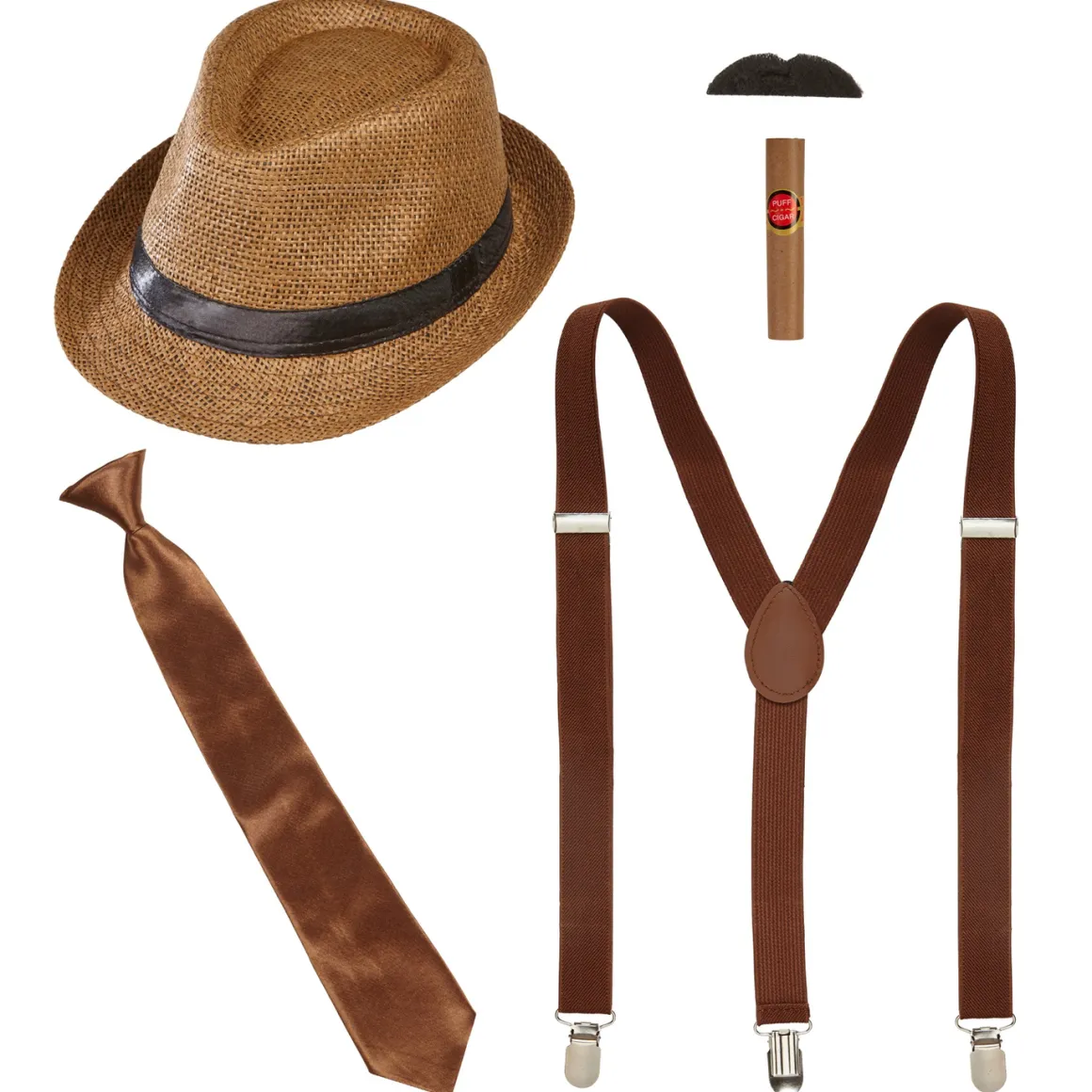 Maskeradset, 20-tals gangster brun