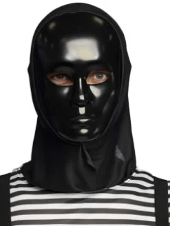 Mask, mim med svart huva