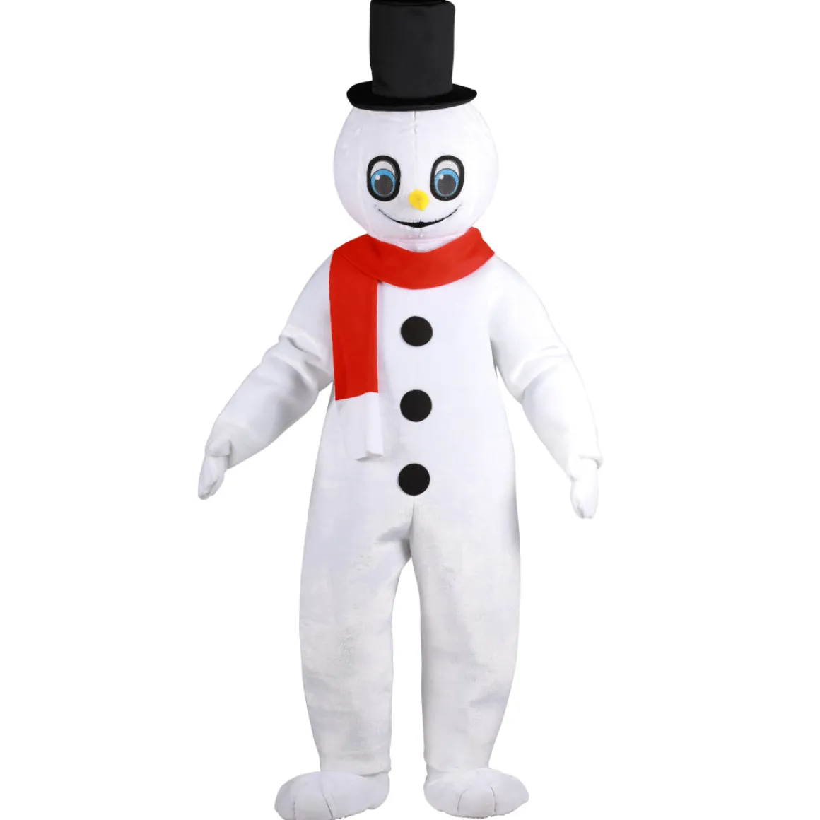 Maskotdräkt, snögubbe deluxe