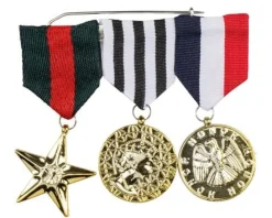 Medalj, militär 3 st