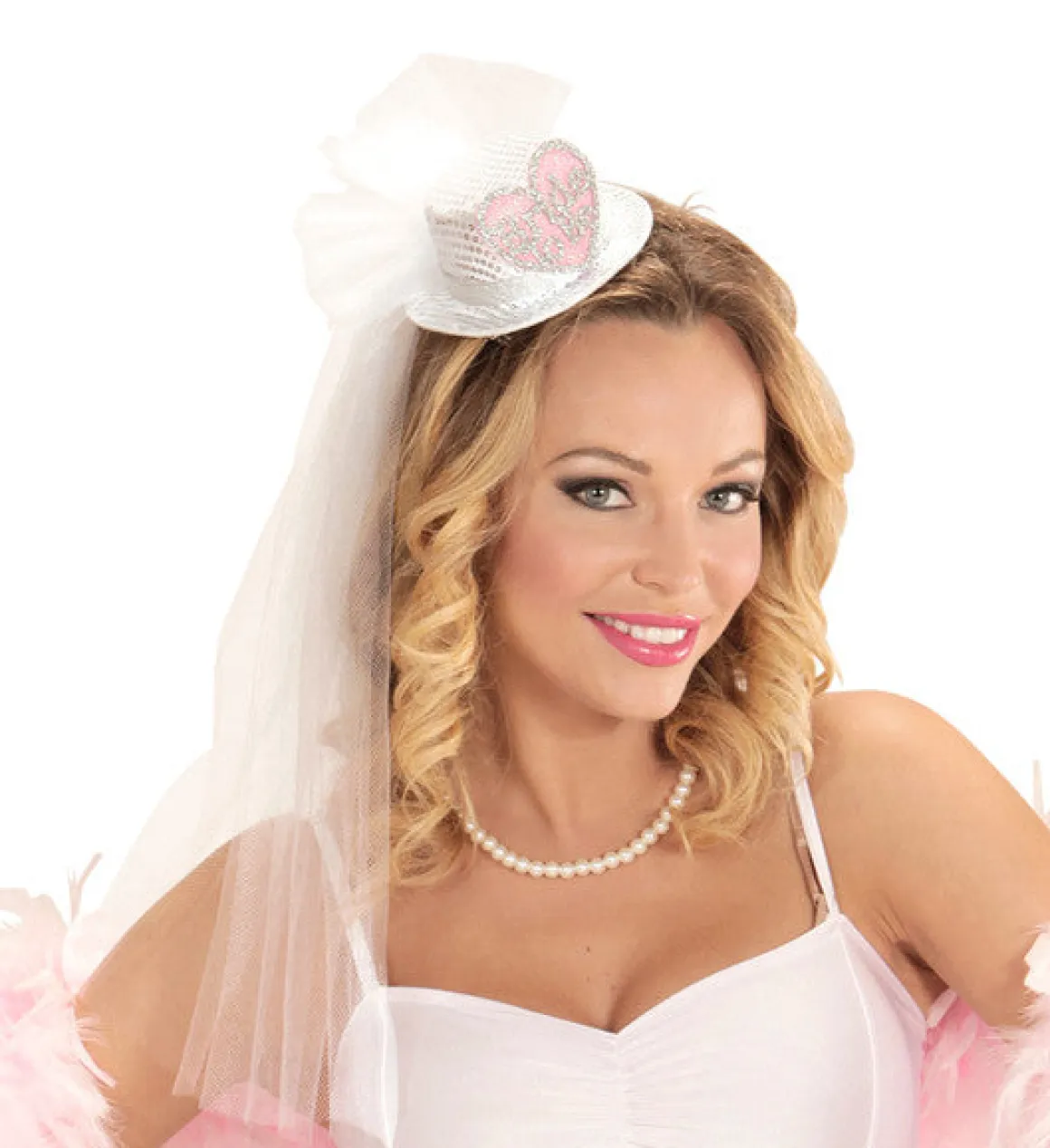 Minihatt med slöja, bride to be