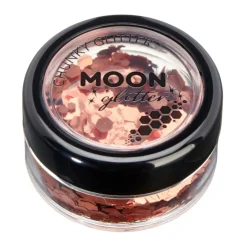 Moon Ansikts- & kroppsglitter i burk, brons 3 g