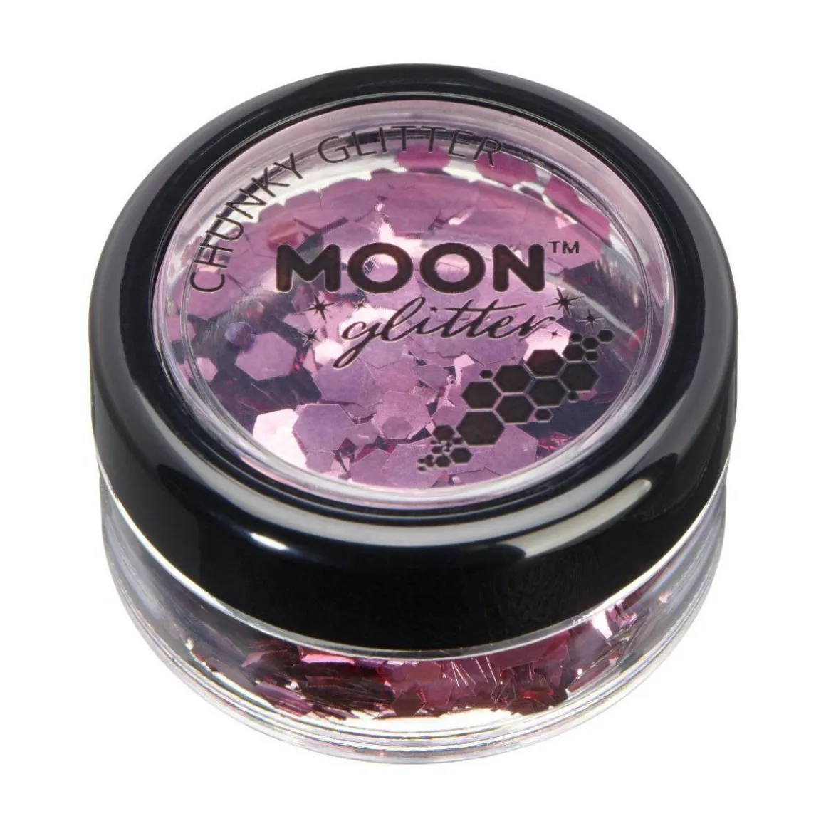 Moon Glitter Classic Chunky Glitter, pink 3 g