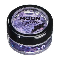 Moon Glitter Holographic Chunky Glitter, purple 3 g