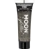 Moon Glitter Holographic Fine Glitter Gel, svart 12 ml