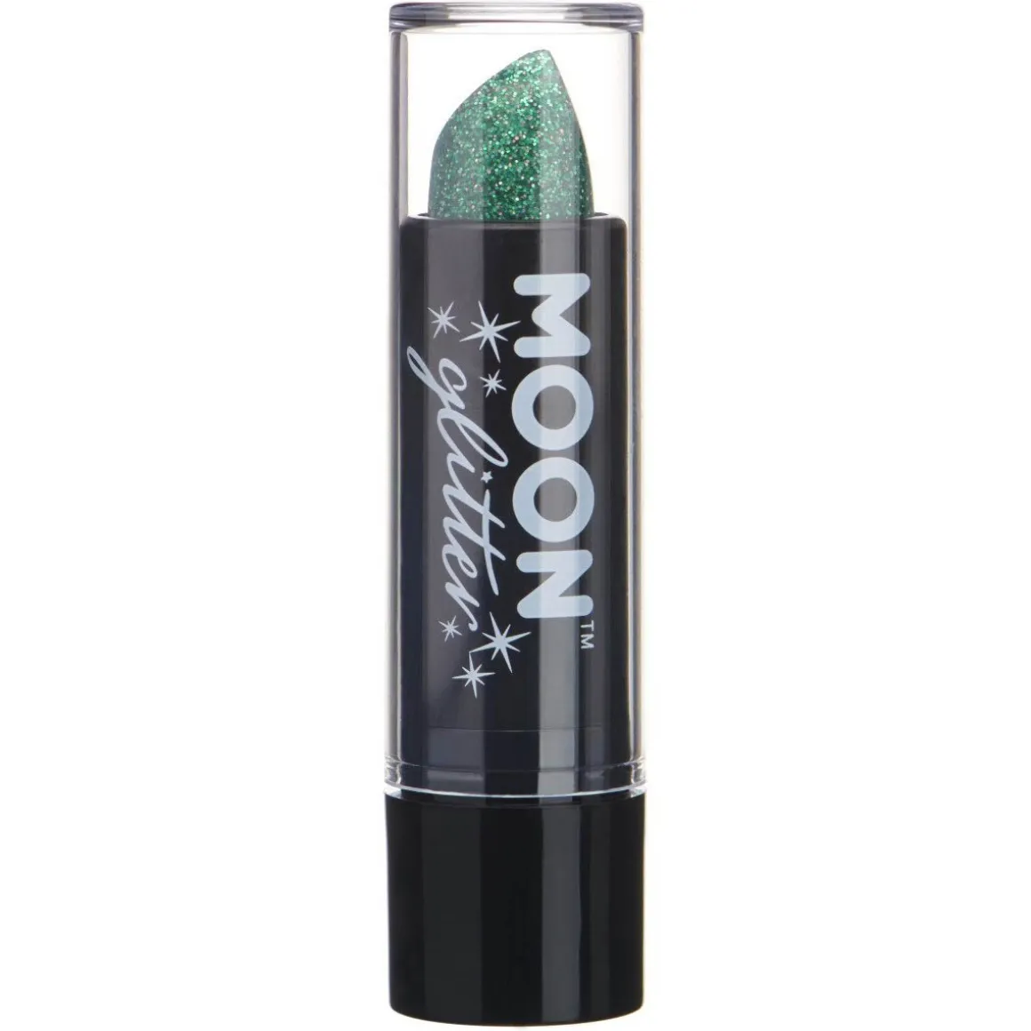 Moon Glitter Holographic Glitter Lipstick, green 5 g