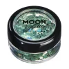 Moon Glitter Holographic Glitter Shapes, green 3 g