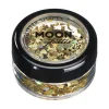 Moon Glitter Holographic Glitter Shapes, gold 3 g