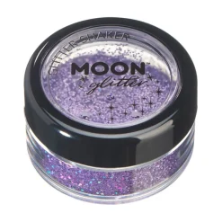 Moon Glitter Holographic Glitter Shakers, purple 5 g
