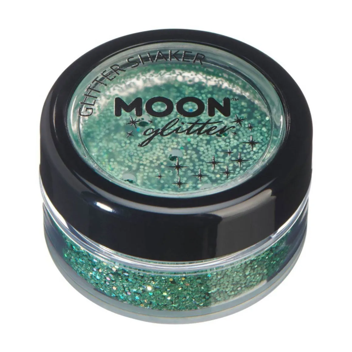 Moon Glitter Holographic Glitter Shakers, green 5 g