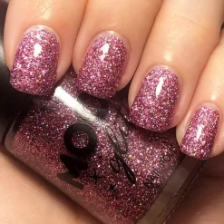 Moon Glitter Holographic Nail Polish, pink 14 ml