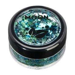 Moon Glitter Mystic Bio Chunky Glitter, Aquarium 3 g