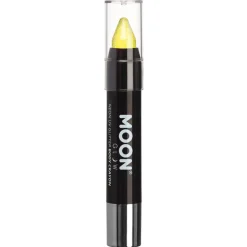 Moon Glow - Neon UV Glitter Body Crayons, yellow 3,5 g