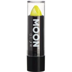 Moon Glow - Neon UV Glitter Lipstick, yellow 5 g
