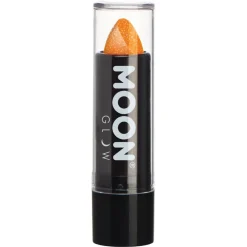 Moon Glow - Neon UV Glitter Lipstick, orange 5 g