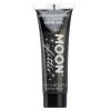 Moon Hårgelé holografiskt glitter, svart 20 ml