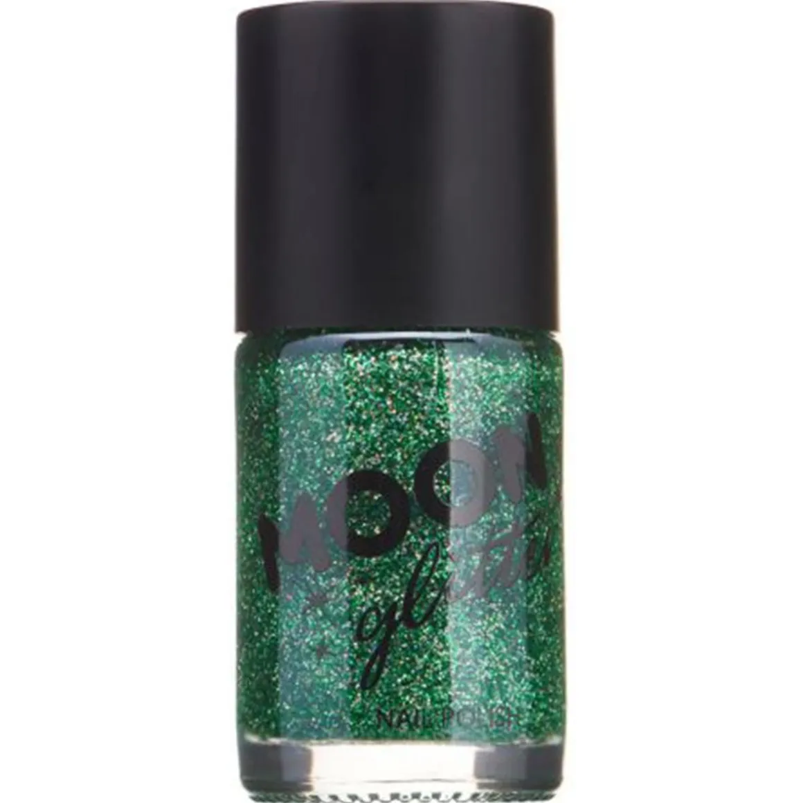 Moon Nagellack glitter, grön 14 ml
