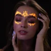 Moon Neon UV kroppsstenar, Intense Orange Face Jewels