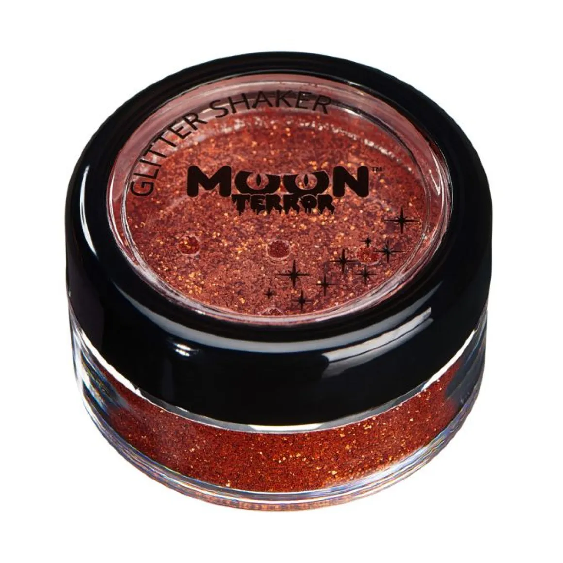 Moon terror glitter i burk, orange 3 g