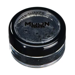 Moon terror glitter i burk, svart 3 g