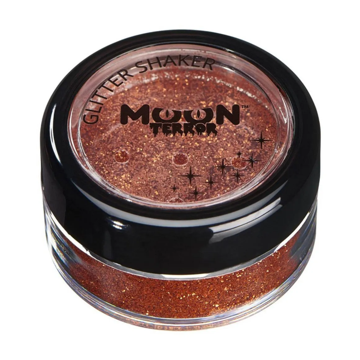 Moon Terror Halloween Glitter Shakers, orange 5 g