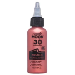 Moon Textilfärg 3D självlysande, metallic röd 30 ml