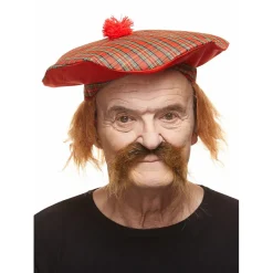 Mustasch, biker brun