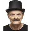 Mustasch, butler brun/grå