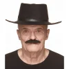 Mustasch, butler svart