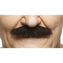 Mustasch, butler svart