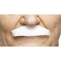 Mustasch, butler vit