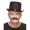 Mustasch, captain grå/vit