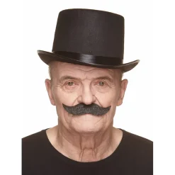 Mustasch, captain grå/vit