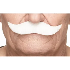 Mustasch, captain vit